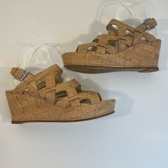 🌸DONALD J PLINER STRAPPY CORK Sandals Size 9 - Picture 2 of 6